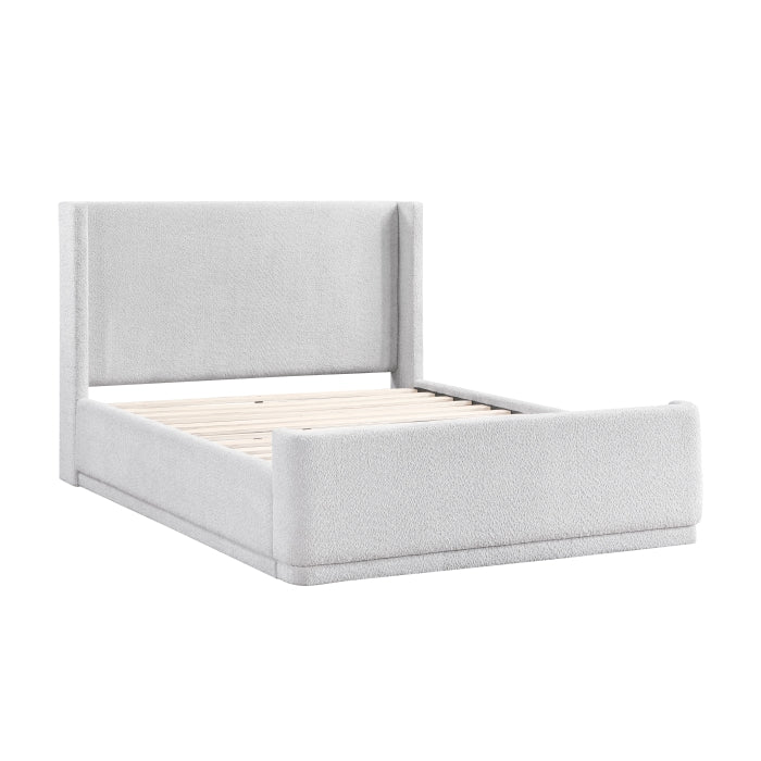 Carmel White Full Platform Bed