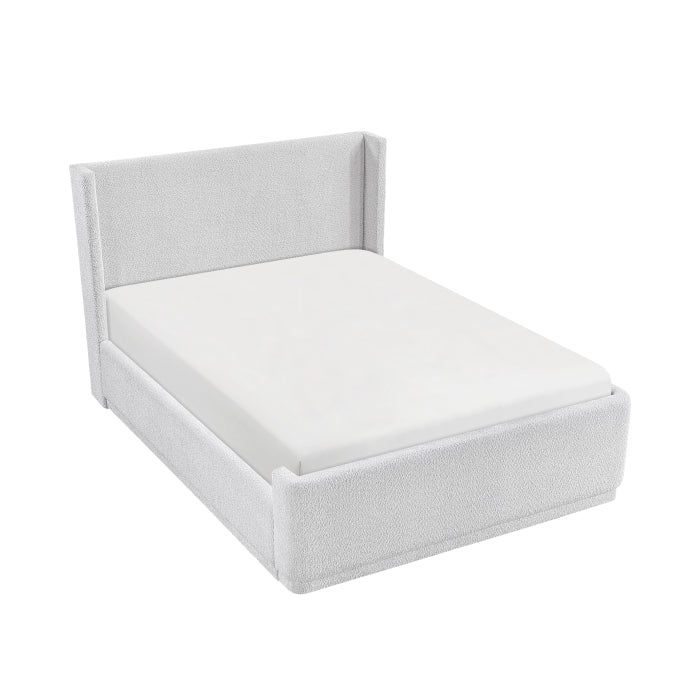 Carmel White Full Platform Bed
