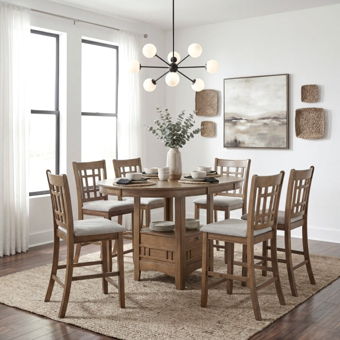 Junipero Beige Counter Height Chair