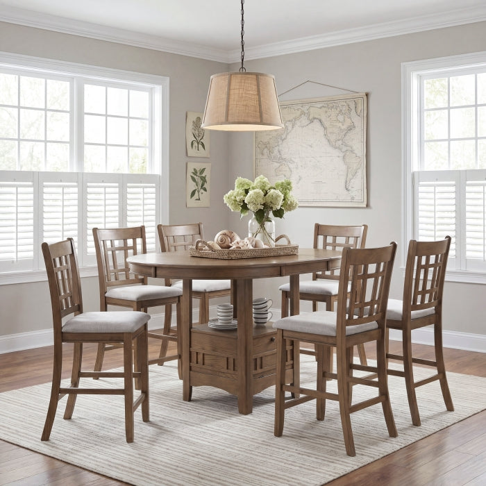 Junipero Beige Counter Height Chair