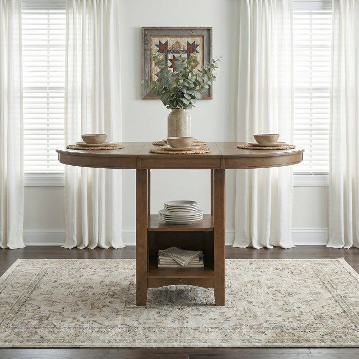 Junipero Gray Round/Oval Counter Height Table