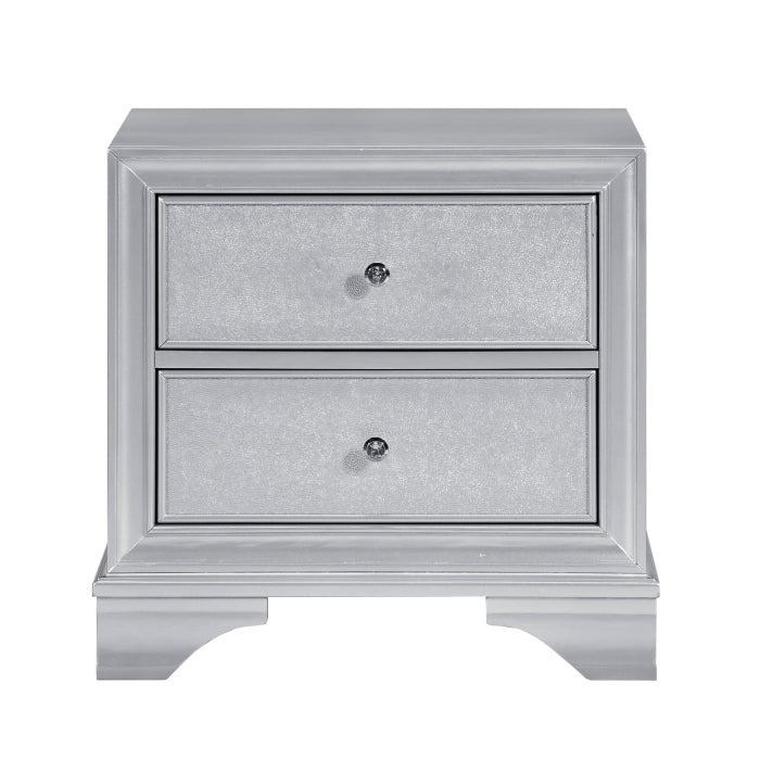 Anatole Silver Nightstand