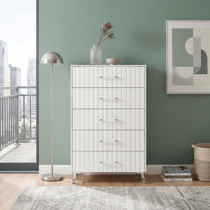 Ripple White Chest