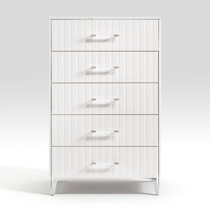 Ripple White Chest