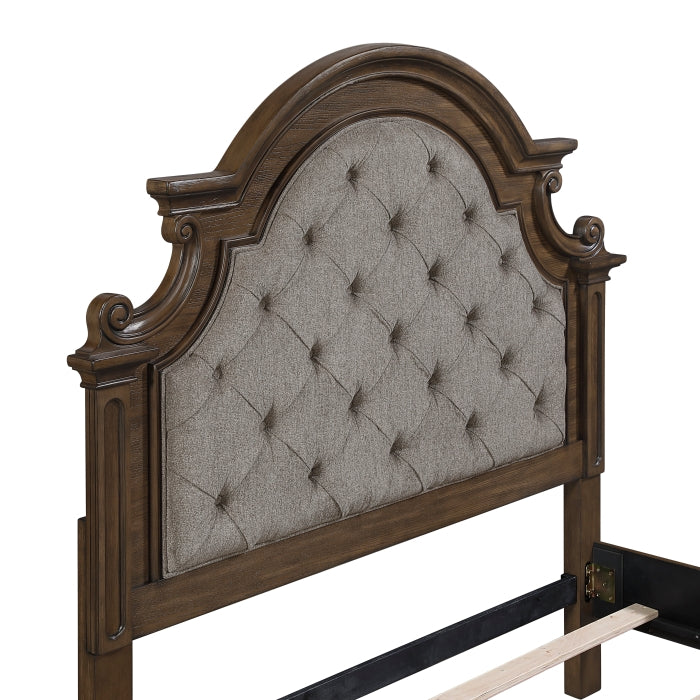 Buckingham Brown Queen Bed