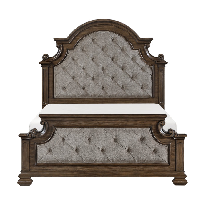 Buckingham Brown Queen Bed
