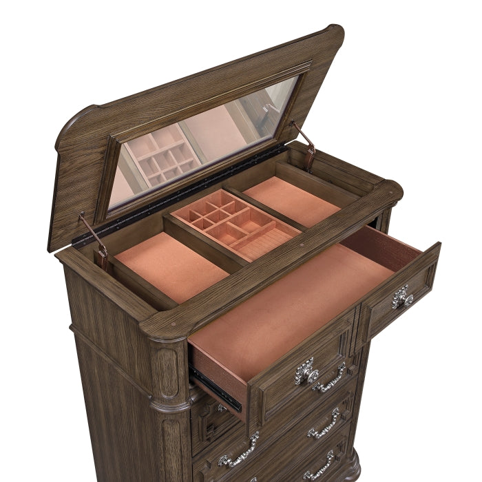 Buckingham Brown Lift Top Chest