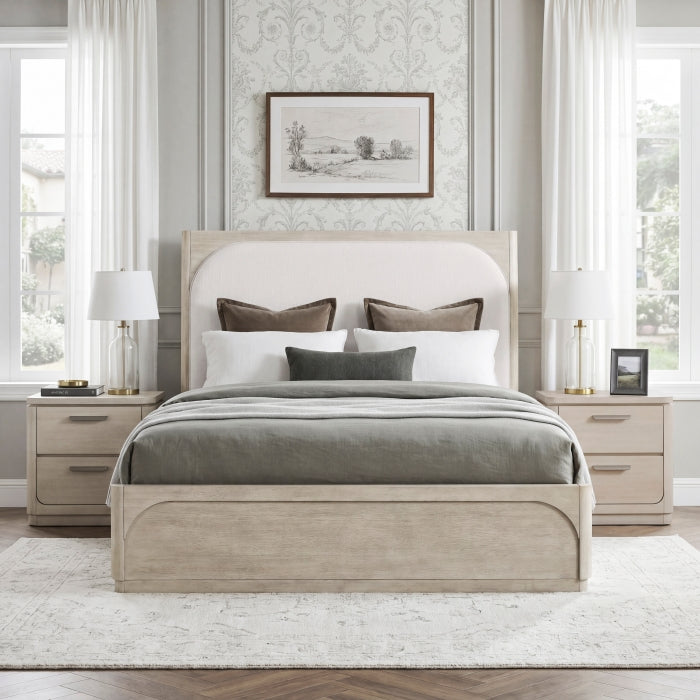 Alita Beige California King Bed