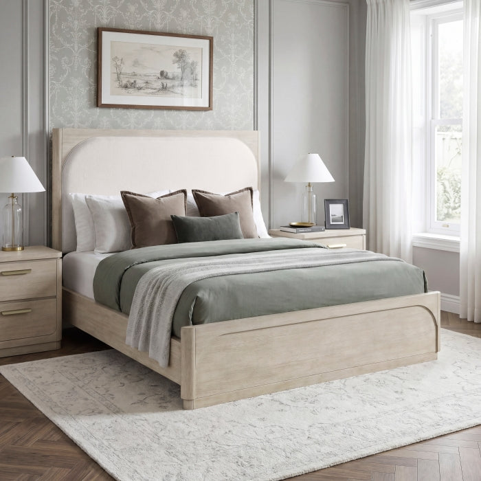 Alita Beige Queen Bed