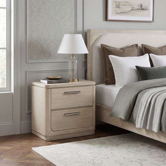 Alita Beige Nightstand