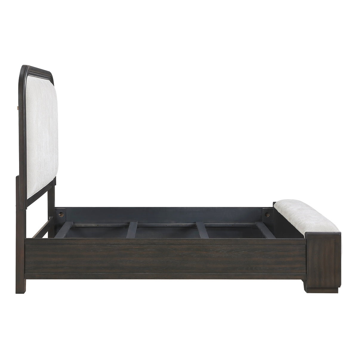 Veluto Charcoal Queen Bed