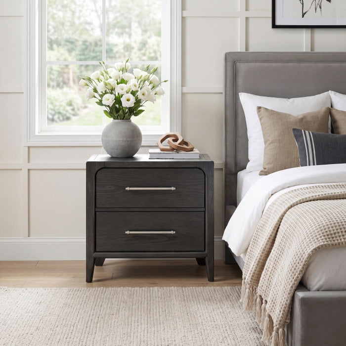 Elowen Black Nightstand