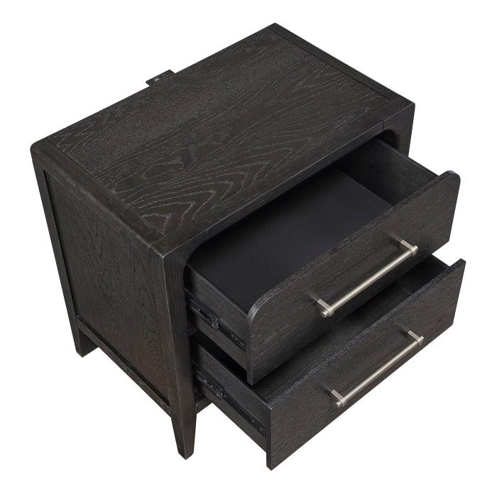 Elowen Black Nightstand