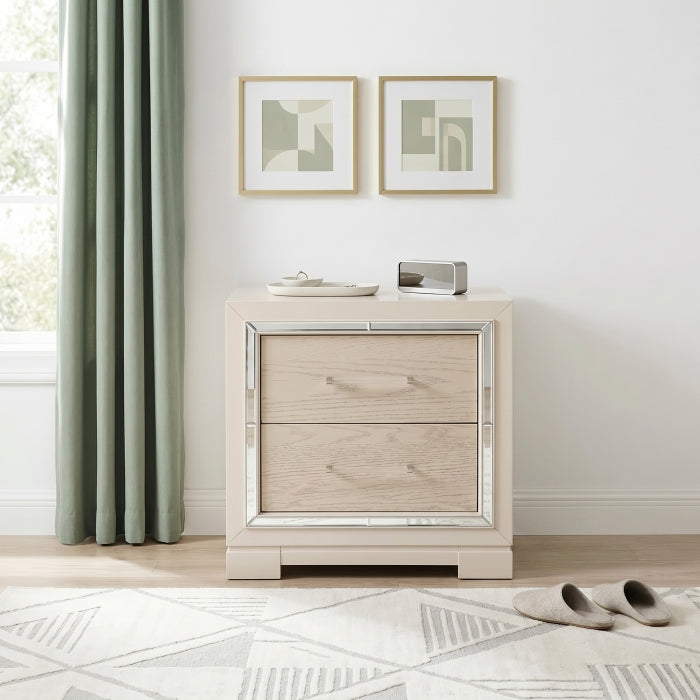 Alabaster Beige Nightstand