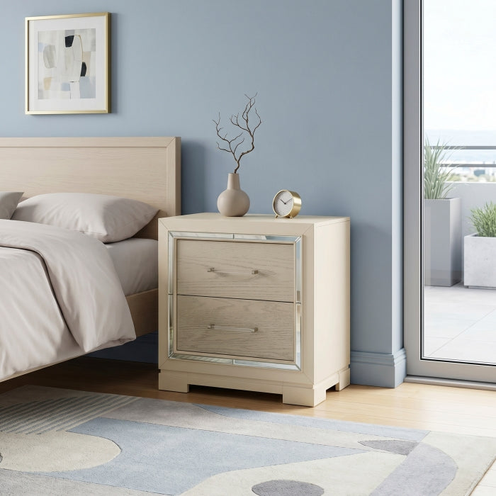Alabaster Beige Nightstand