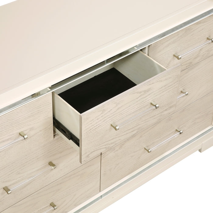 Alabaster Beige 5pc Bedroom Set