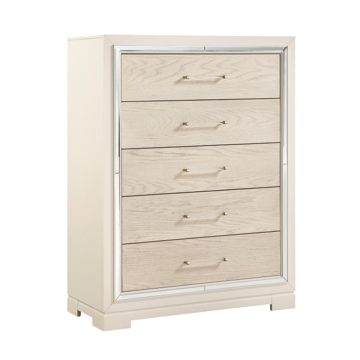 Alabaster Beige 5pc Bedroom Set