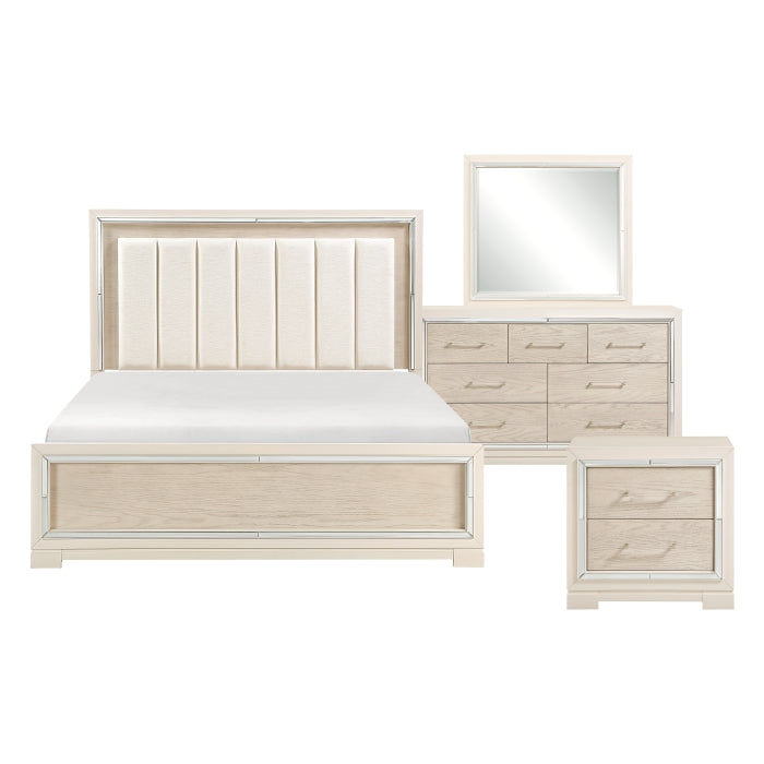 Alabaster Beige 4pc Bedroom Set