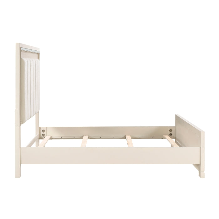 Alabaster Beige Queen Bed