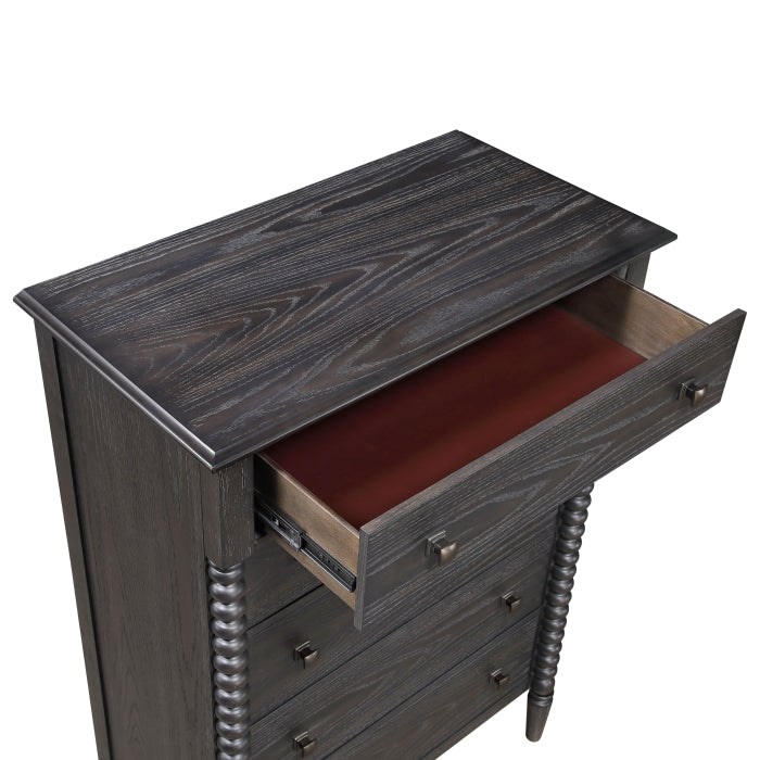 Olson Blue 5pc Bedroom Set