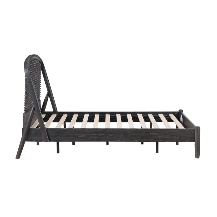Olson Blue Full Platform Bed
