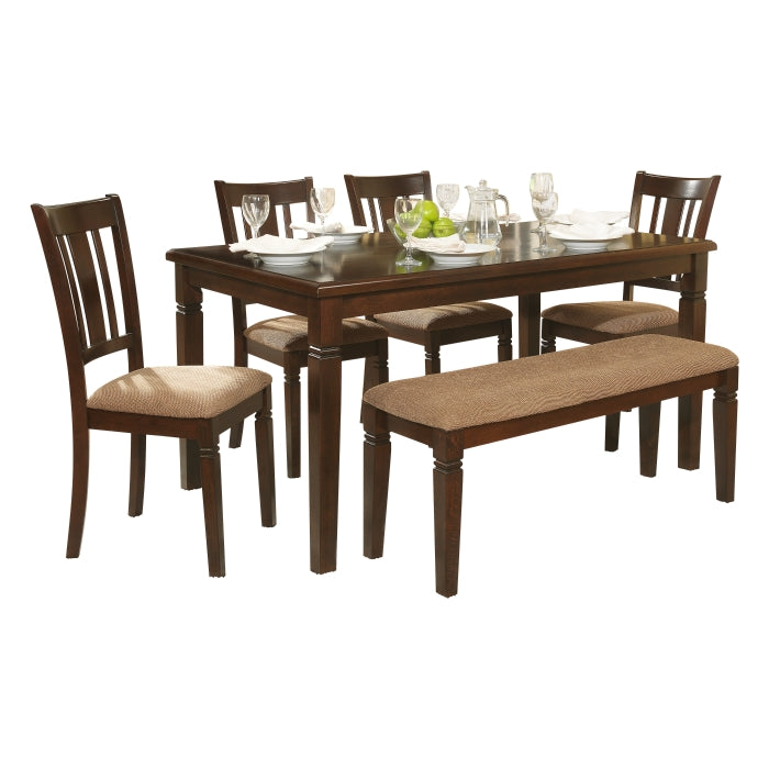 Devlin Brown 6pc Dining Set