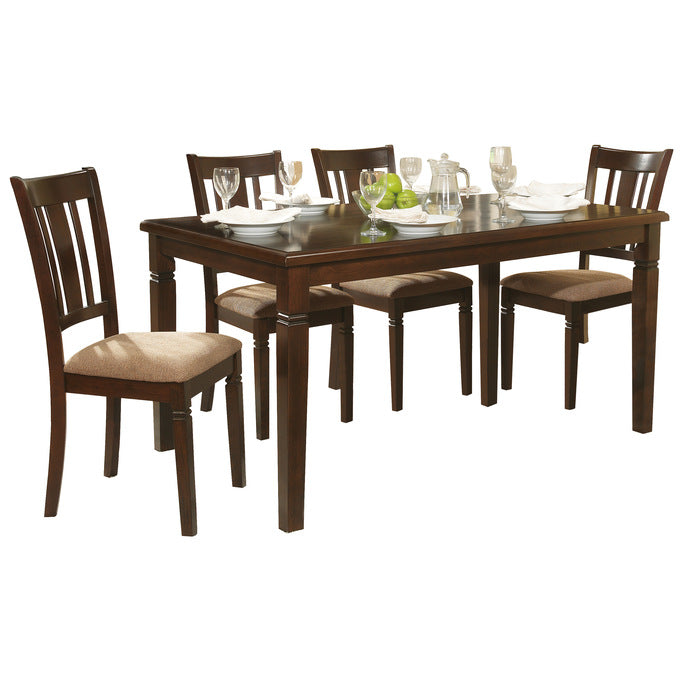 Devlin Brown 5pc Dining Set