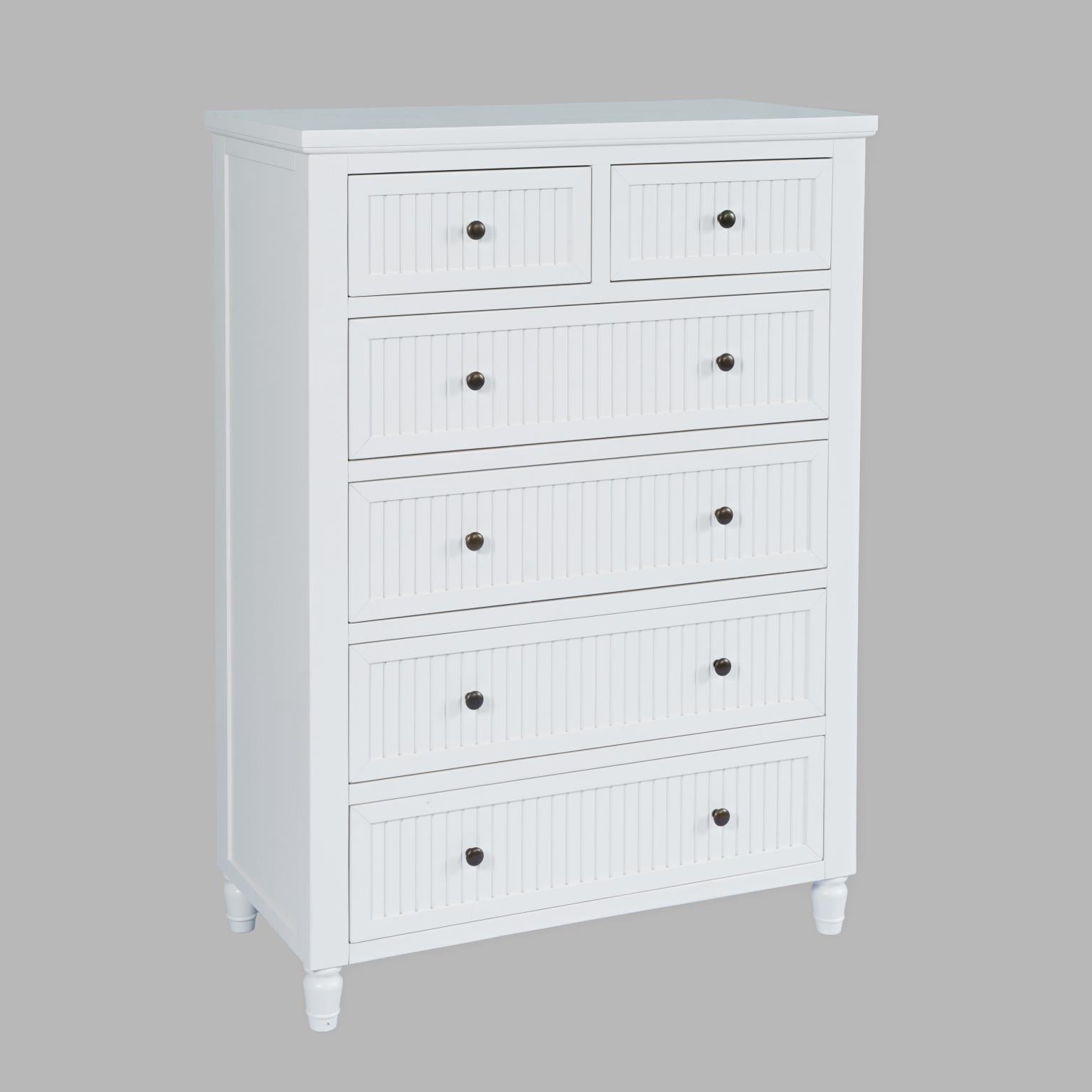 Westport White 5-Piece King Bedroom Set