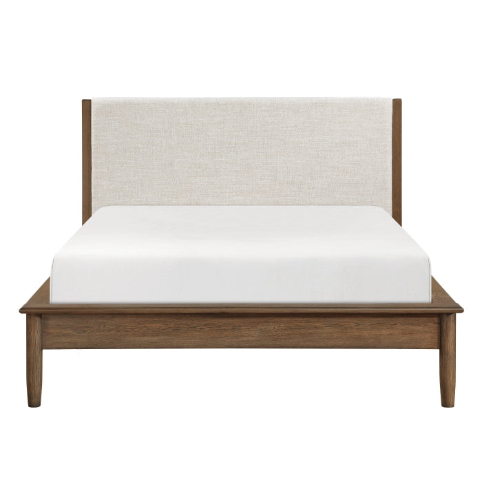 Marlow Beige Queen Platform Bed