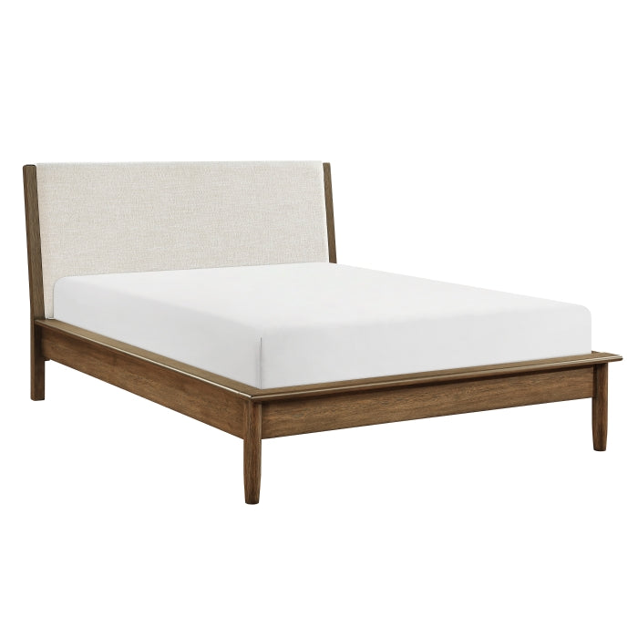Marlow Beige Queen Platform Bed