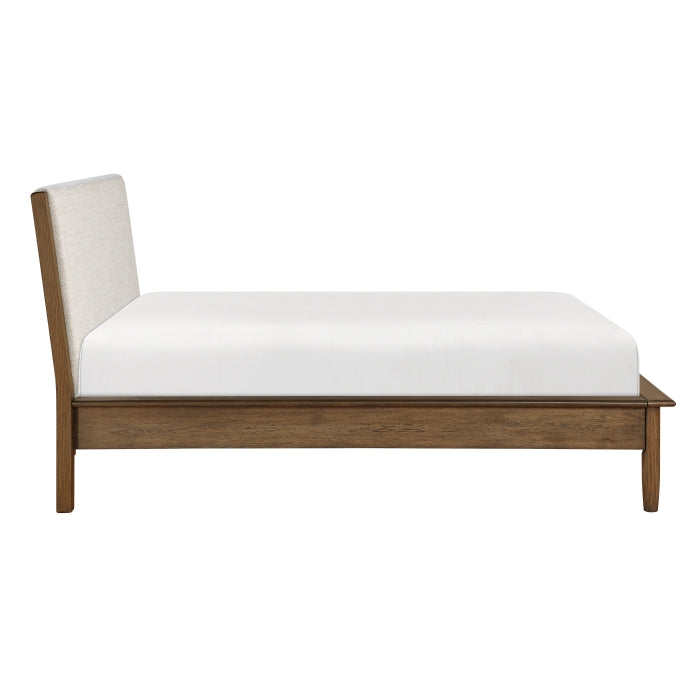 Marlow Beige Queen Platform Bed