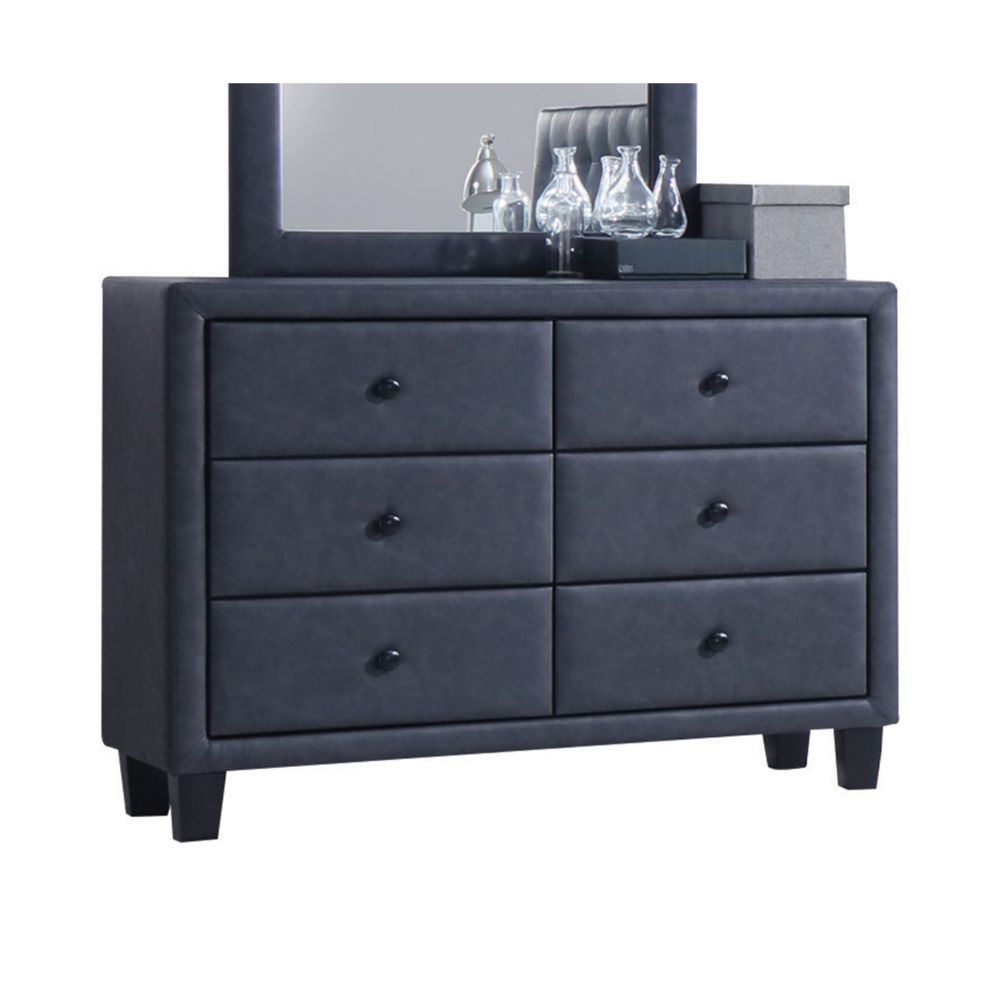 Saveria Two Tone Gray Dresser