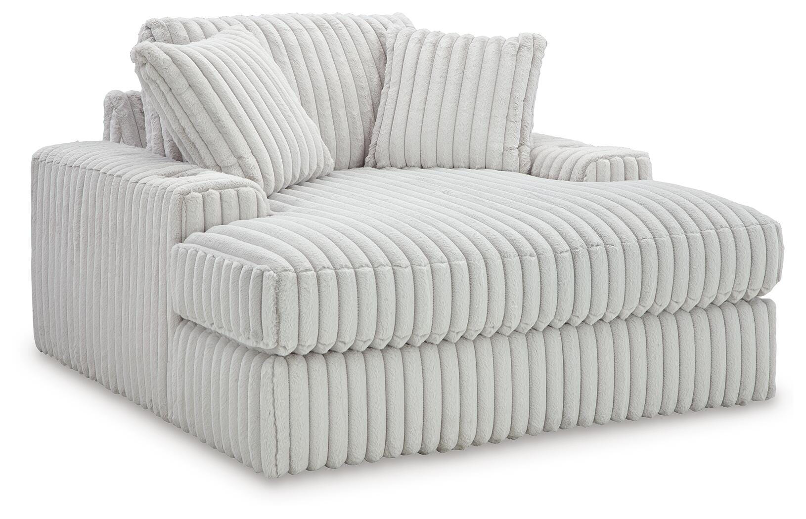 Stupendous Alloy 4-Piece Sectional, Oversized Chaise and Ottoman (Online Special Price)