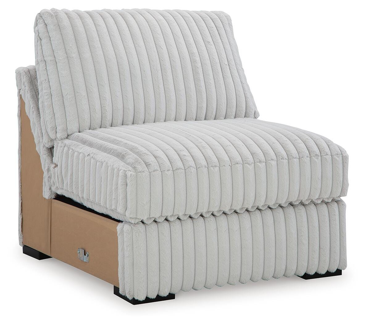 Stupendous Alloy 4-Piece Sectional, Oversized Chaise and Ottoman (Online Special Price)