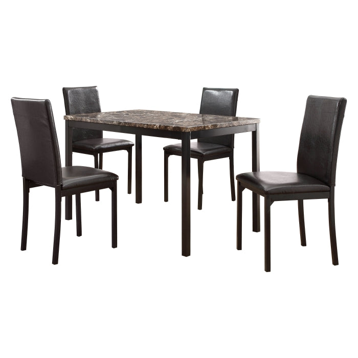 Tempe Gray 5pc Dining Set