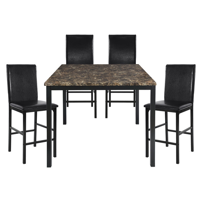 Tempe Gray 5pc Dining Set