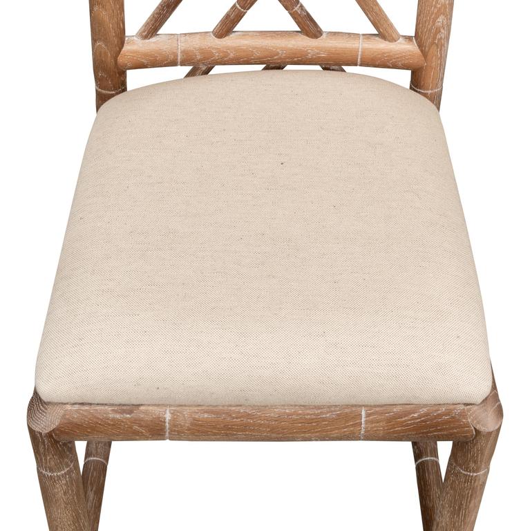 Brighton Bamboo Beige Side Chair (Set of 2)
