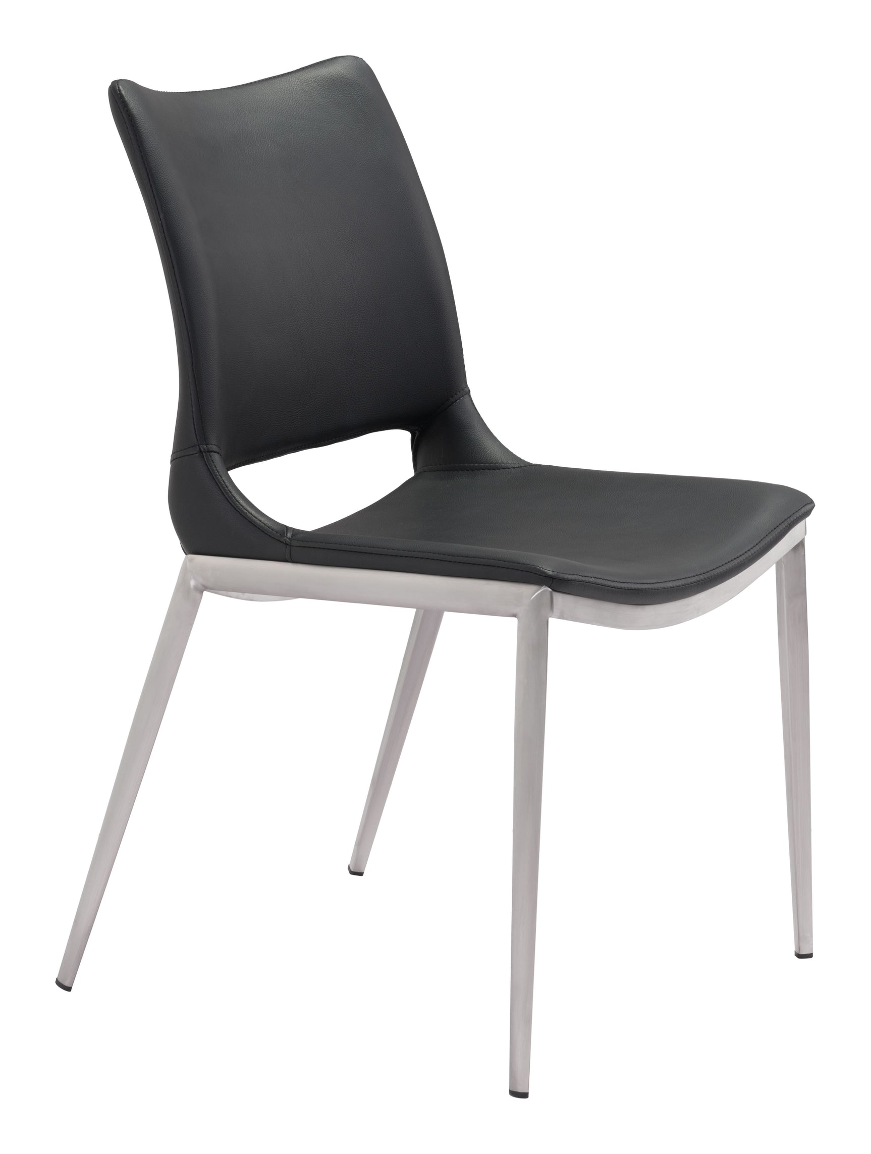 Ace Black & Silver Dining Chair (Set of 2)