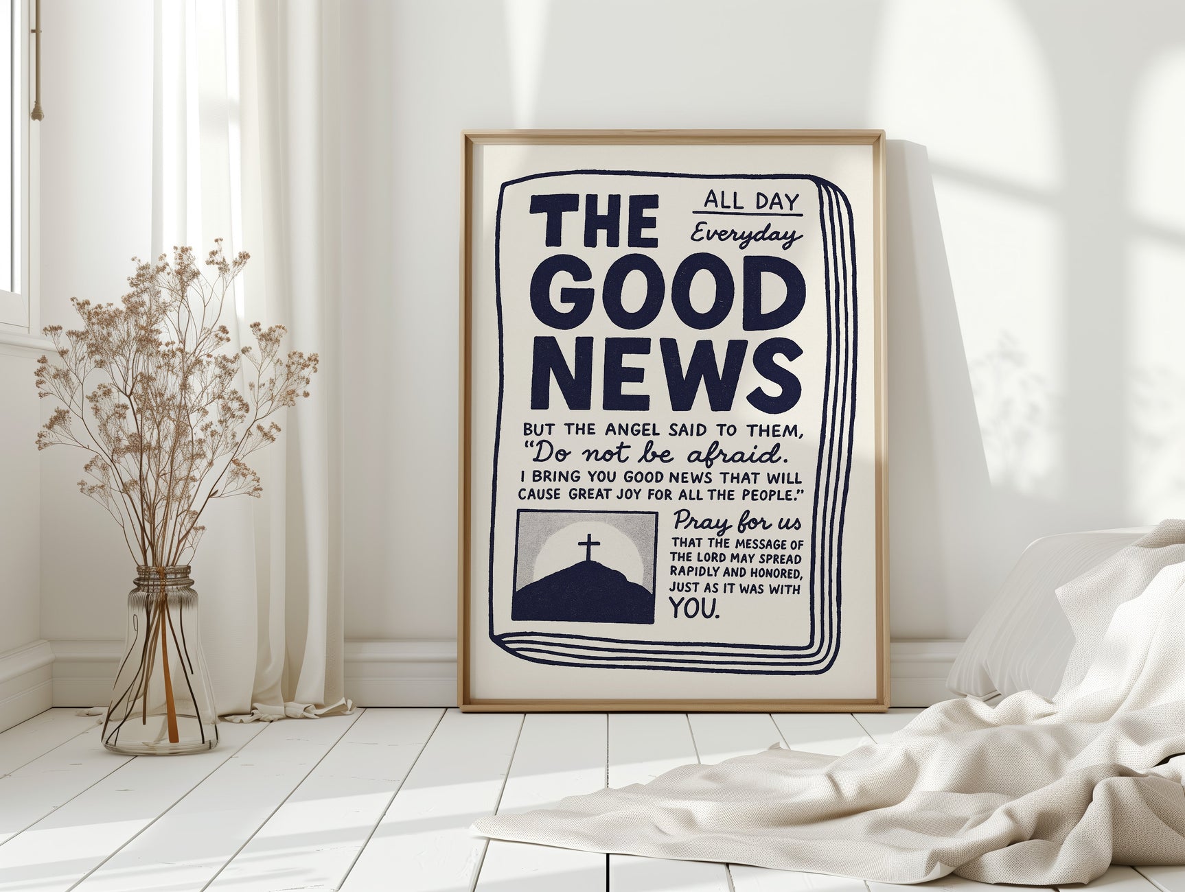 The Good News Everyday Scripture Print