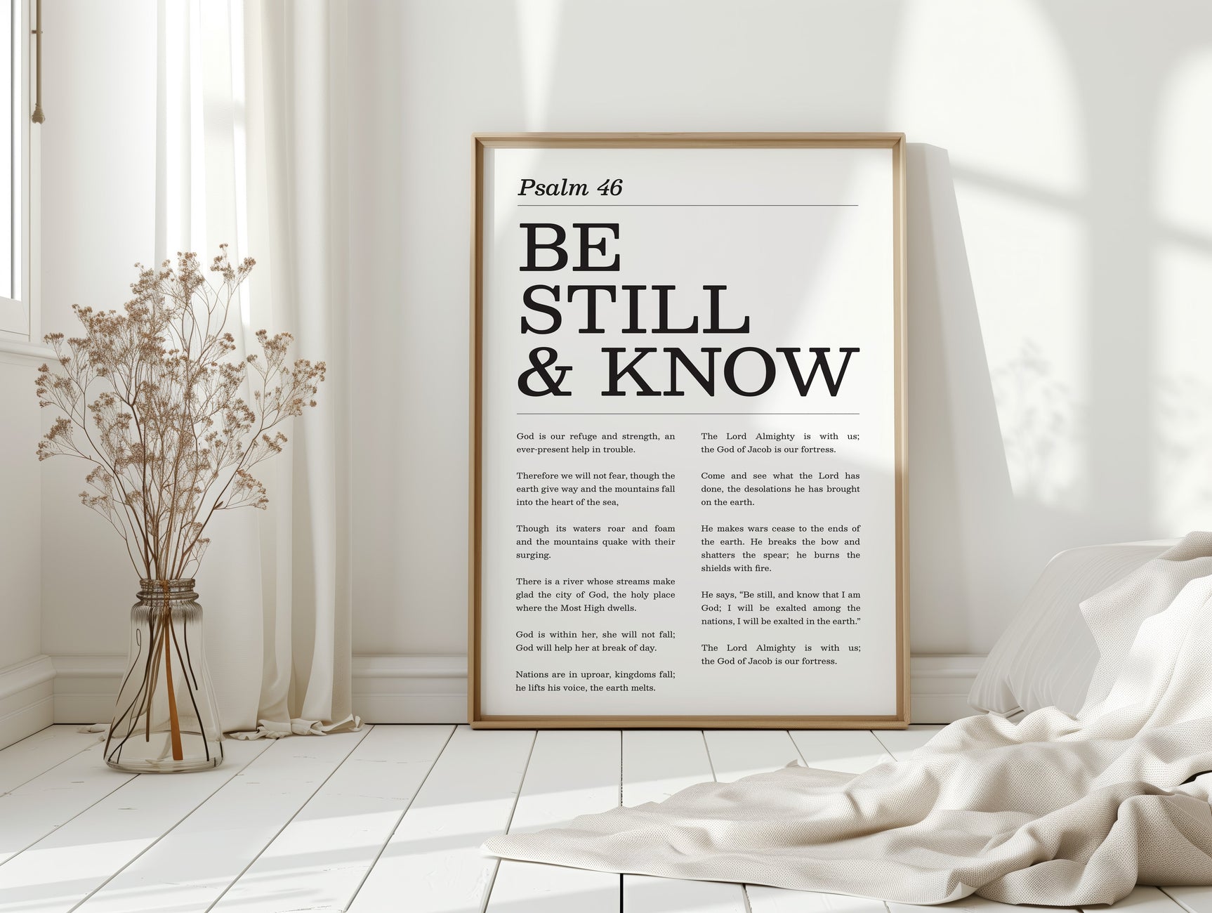 Be Still and Know Psalm 46