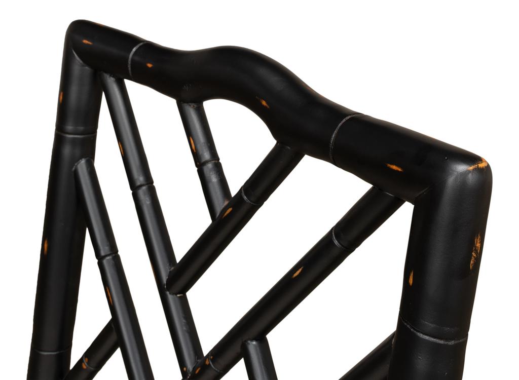 Brighton Black Bamboo Side Chair (Set of 2)