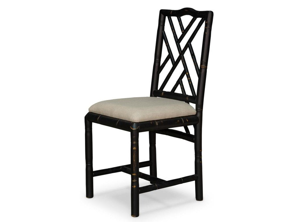 Brighton Black Bamboo Side Chair (Set of 2)