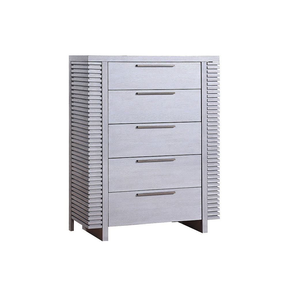 Aromas White Oak Chest w/ Side Storage