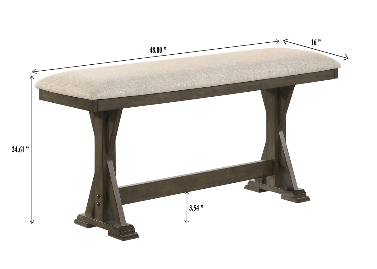 Lloyd Brown/Oat Counter Height Dining Set