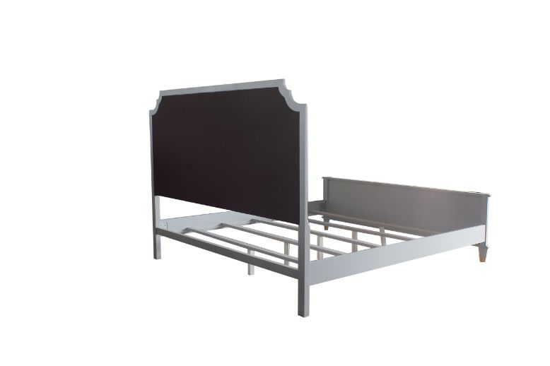 House Marchese Two Tone Beige/Pearl Gray Queen Bed