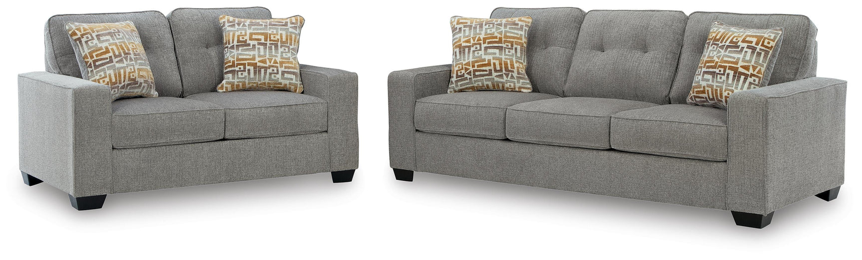 Larimer Iron Queen Sofa Sleeper and Loveseat (Online Special Price)