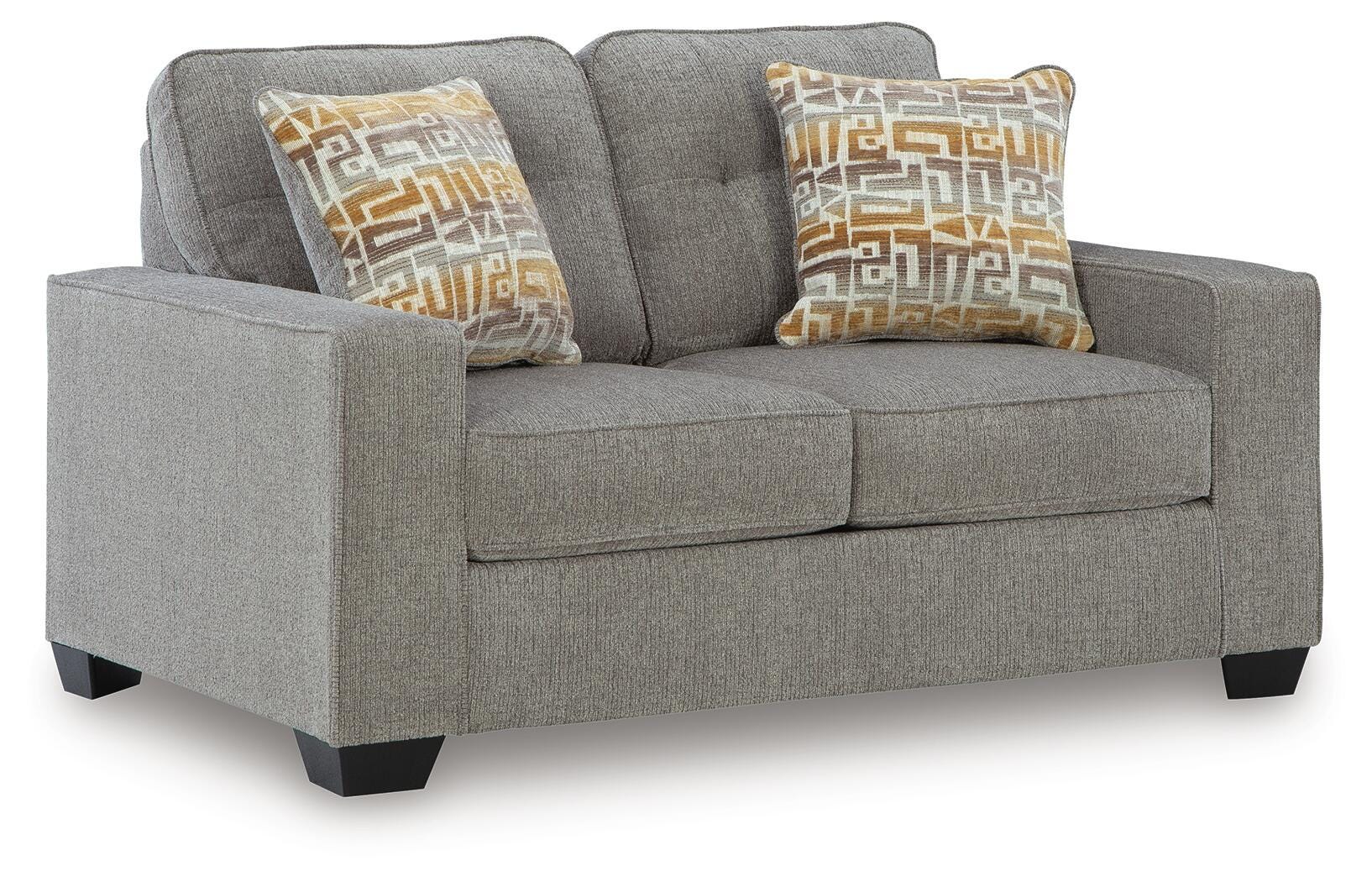 Larimer Iron Queen Sofa Sleeper and Loveseat (Online Special Price)