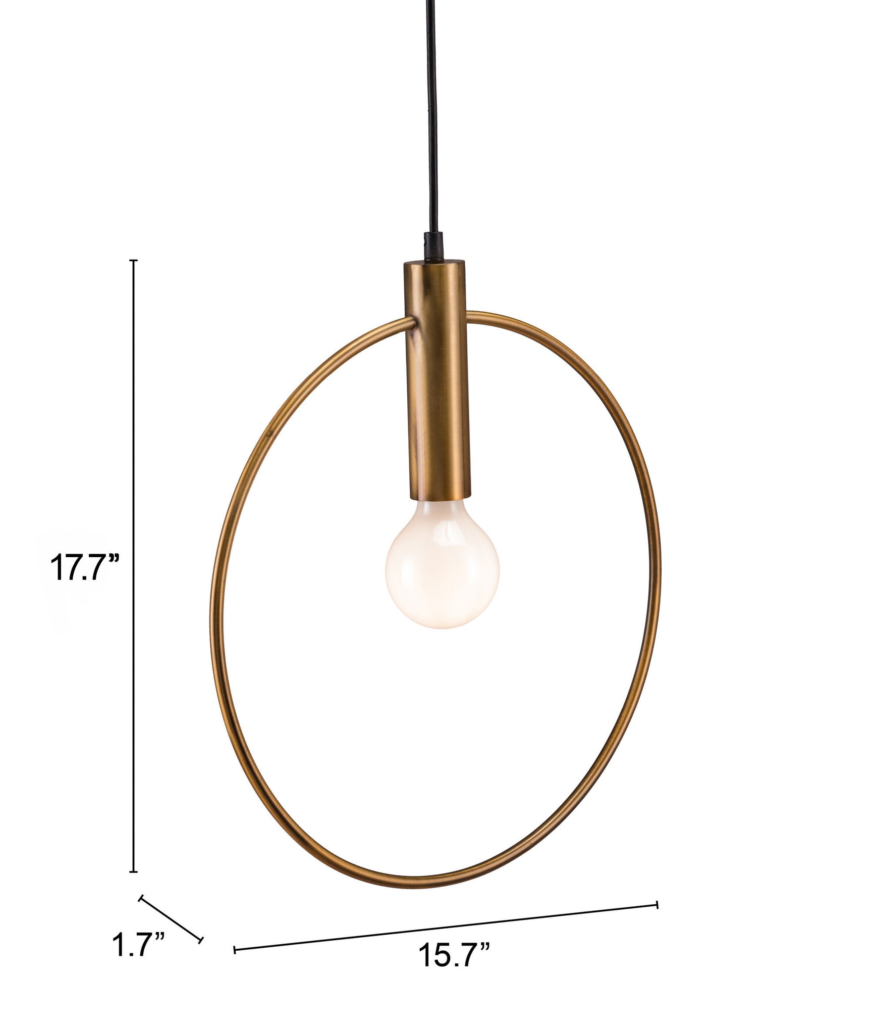 Irenza Brass Ceiling Lamp