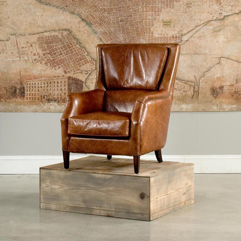 Baker Brown Arm Chair