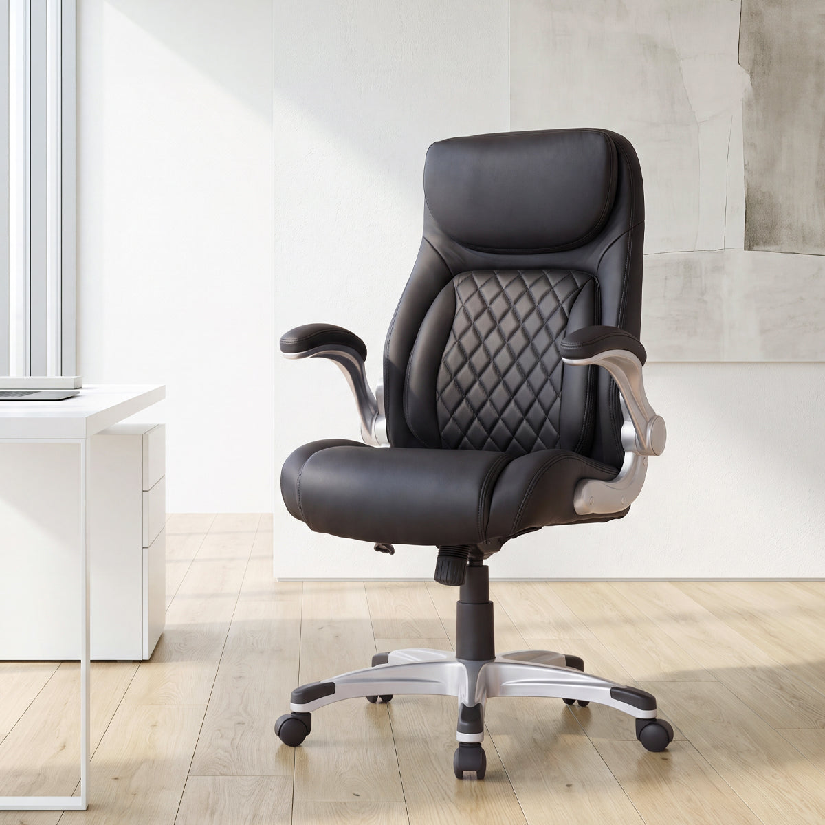 NOUHAUS Posture Ergonomic PU Leather Office Chair